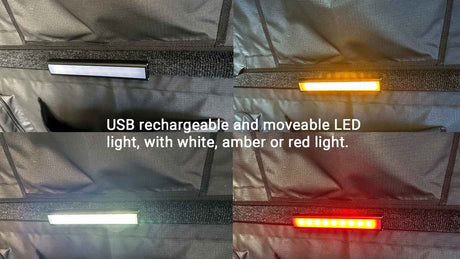 LED Tricolour Rechargeable Light - The Bush Company