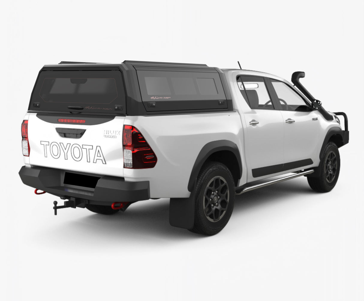 Toyota Hilux 2015 - on Dual Cab Xtreme CapRax Canopy by Rhinoman - The Bush Company