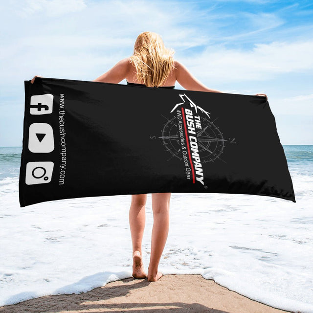 Beach Towel Black - The Bush Company