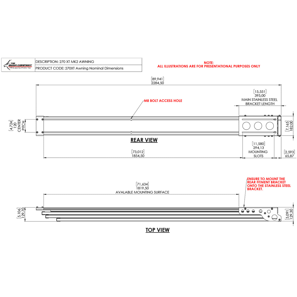270 XT Awning Mk2
