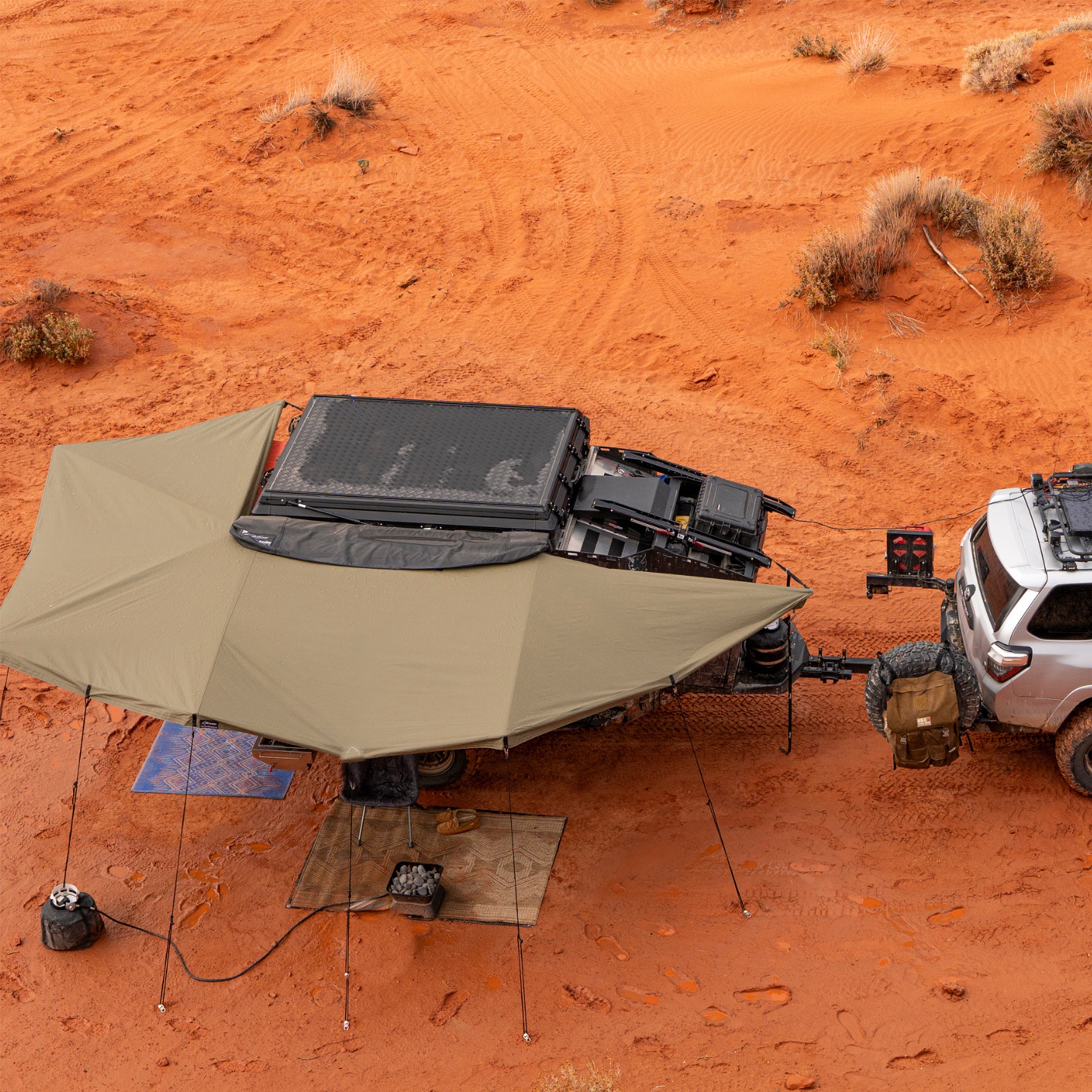 270 XT MAX Awning Mk2 | Freestanding 270° 4WD Awning – Bush