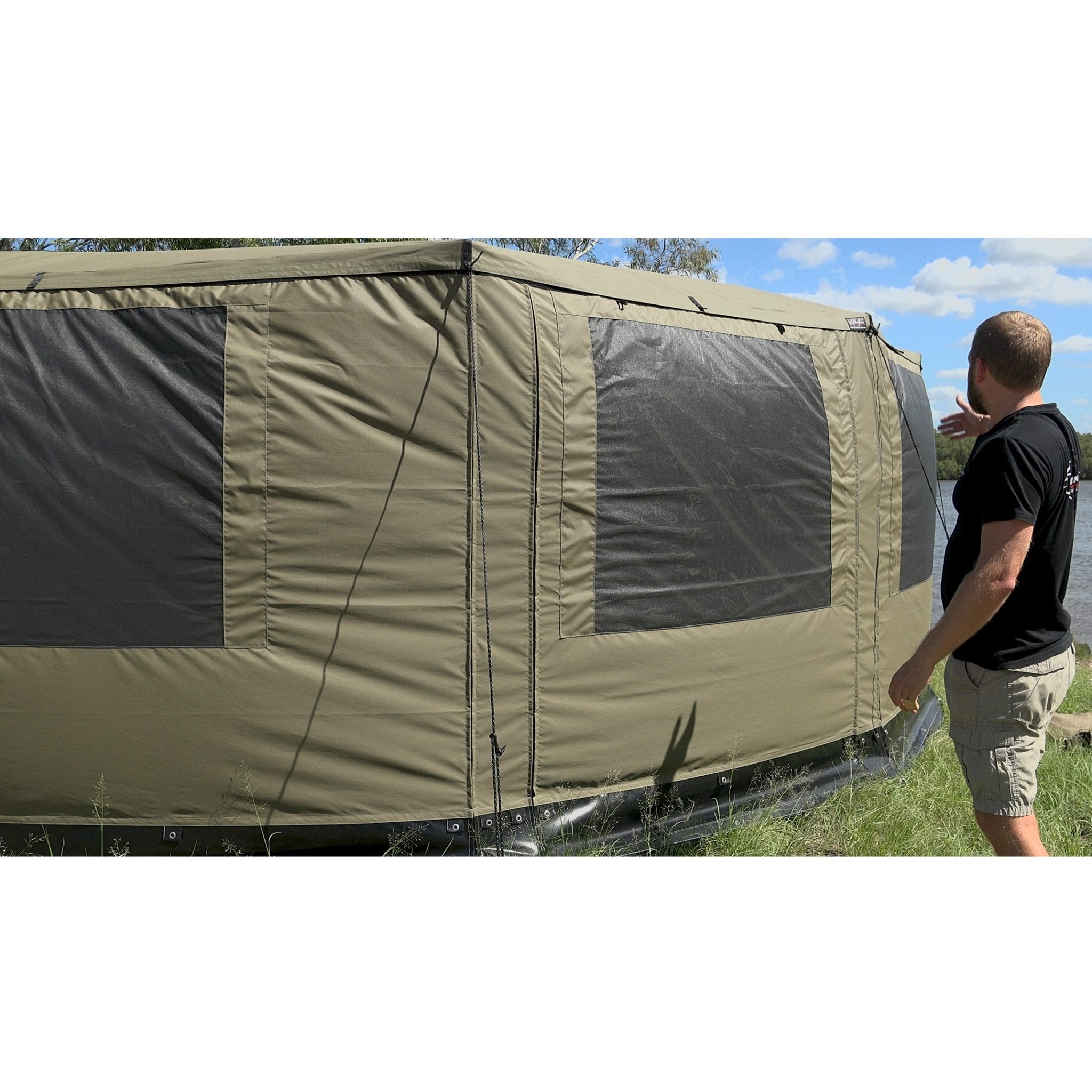 Wall Kit 270 XT MAX Awning | Full Enclosure with Canvas Walls