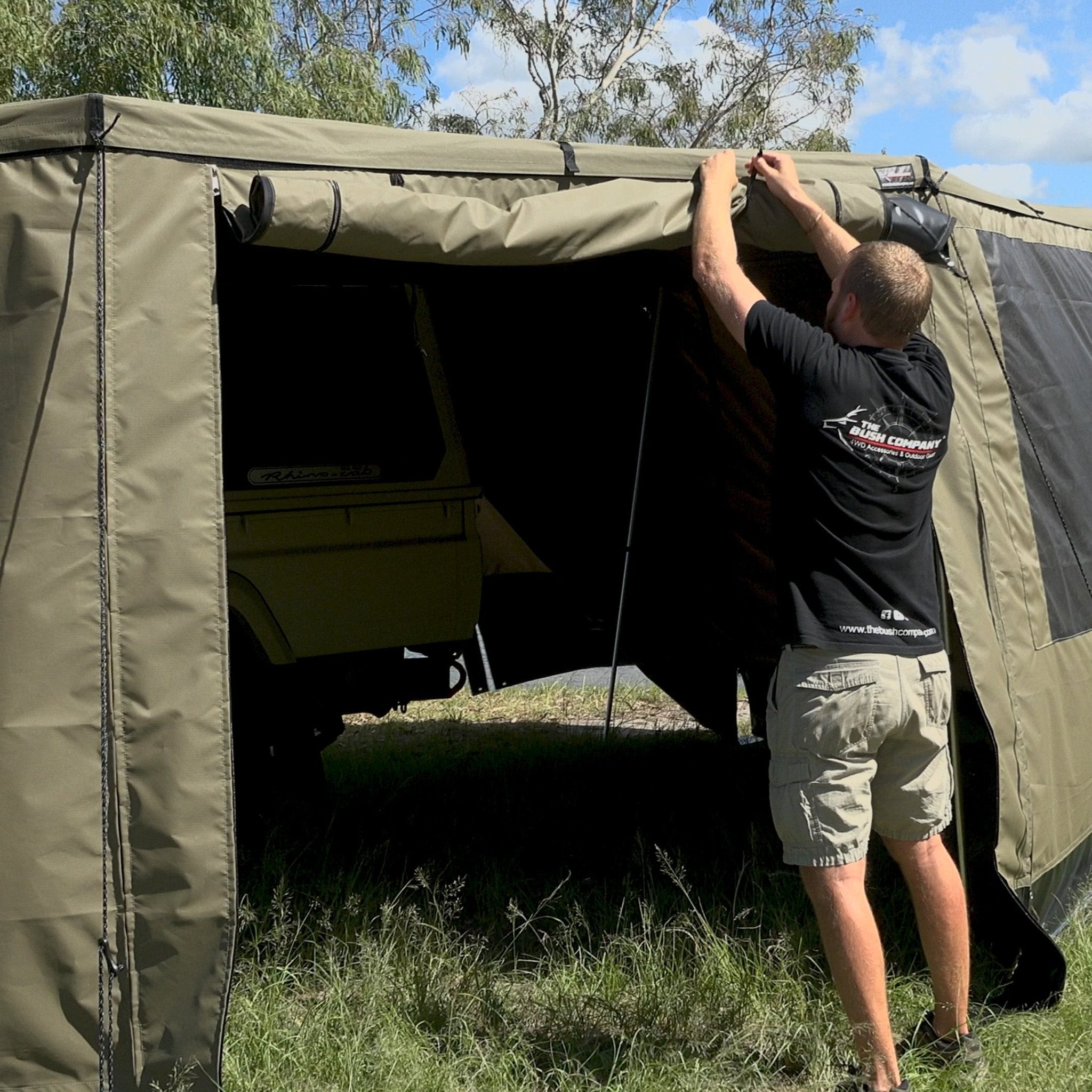 Wall Kit 270 XT MAX Awning | Full Enclosure with Canvas Walls