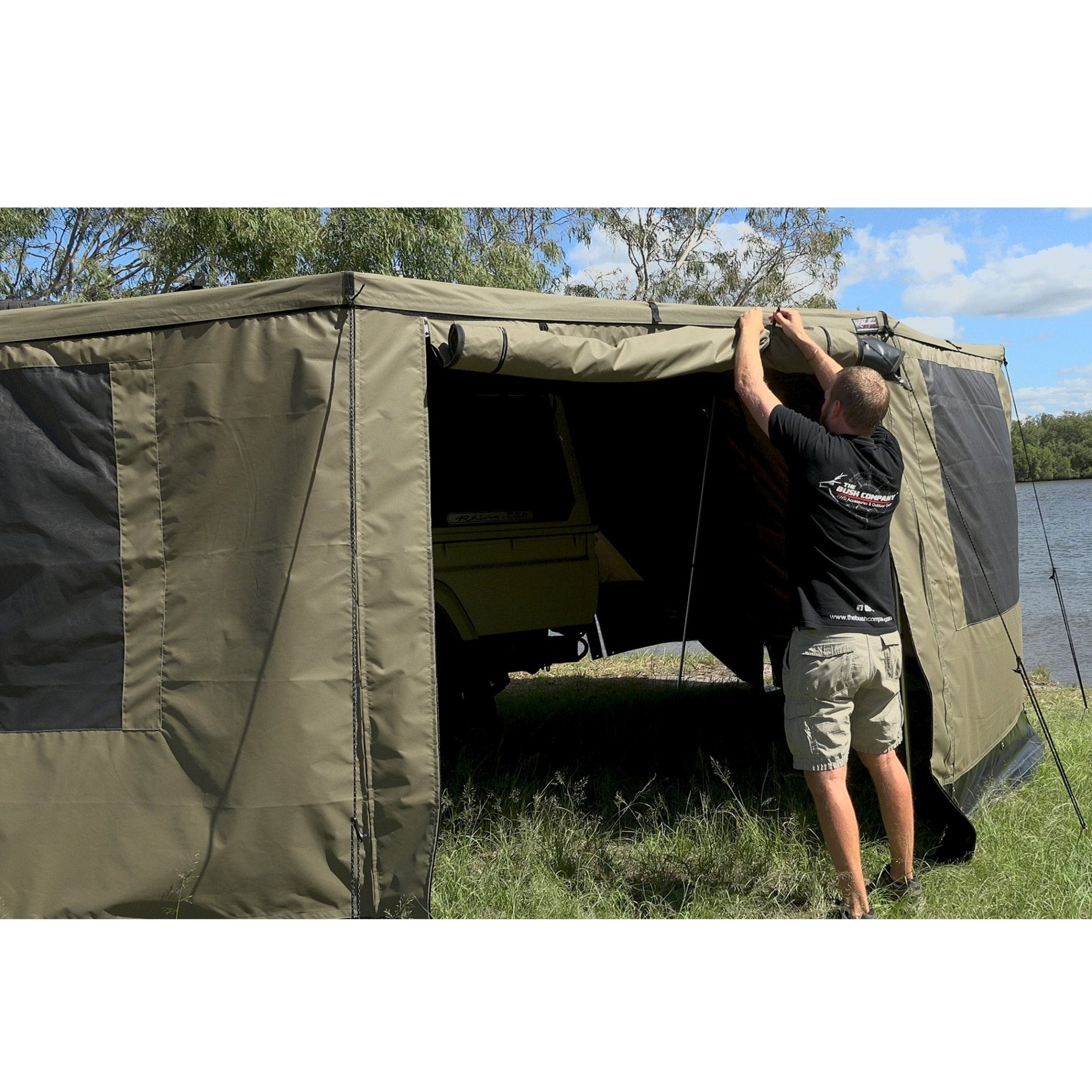 Wall Kit 270 XT MAX Awning | Full Enclosure with Canvas Walls