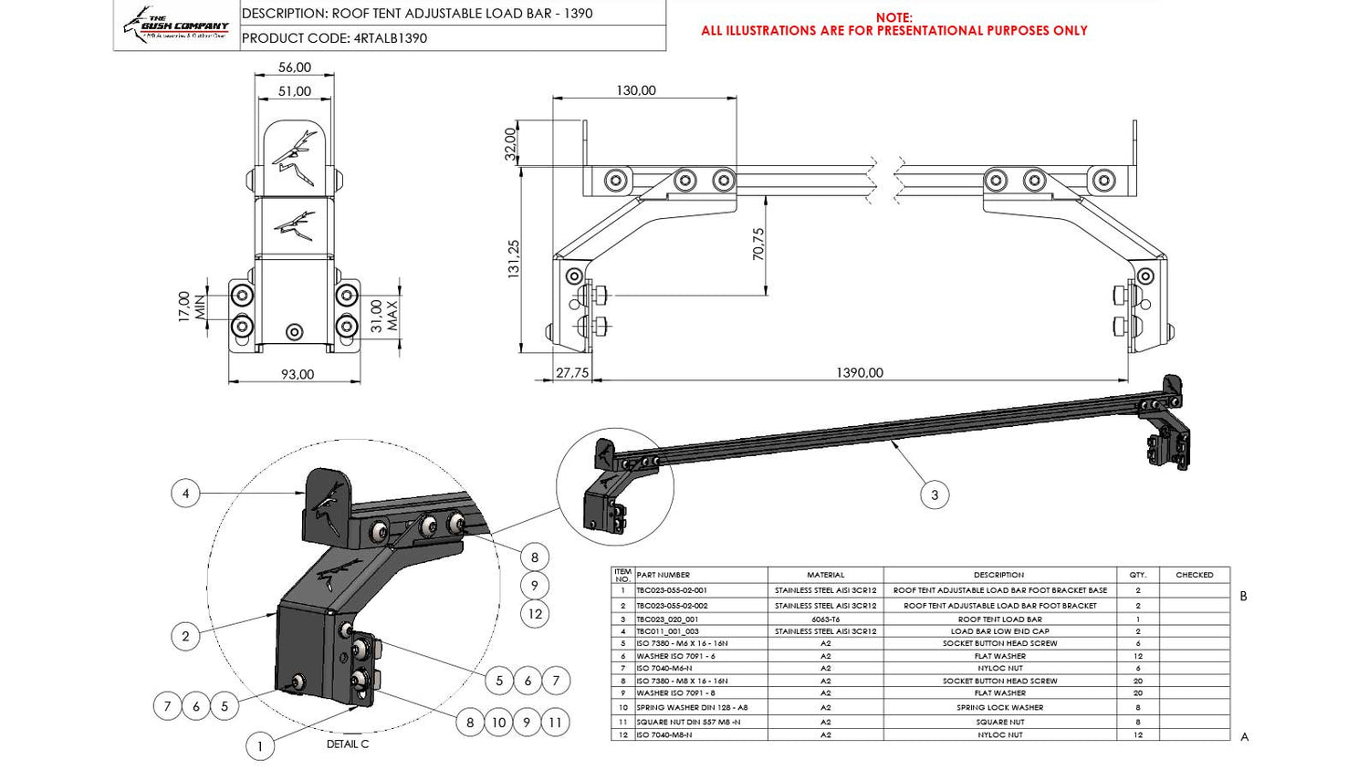Adjustable Load Bar – The Bush Company