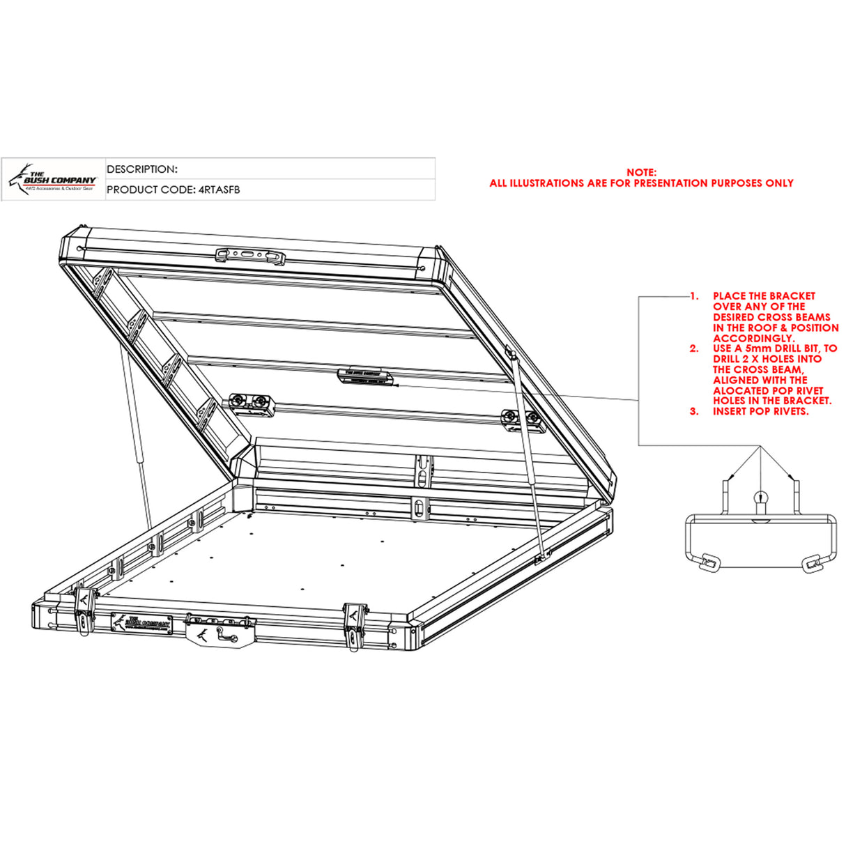 Sirocco 12V Fan Bracket - The Bush Company