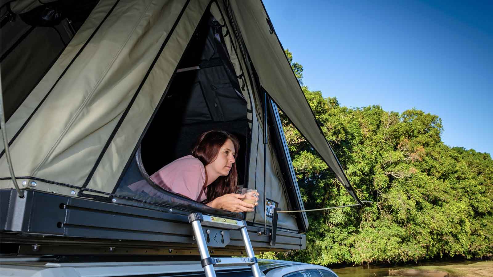 AX27 Tent Large Rainfly Set | Rooftop Tent Weather Protection