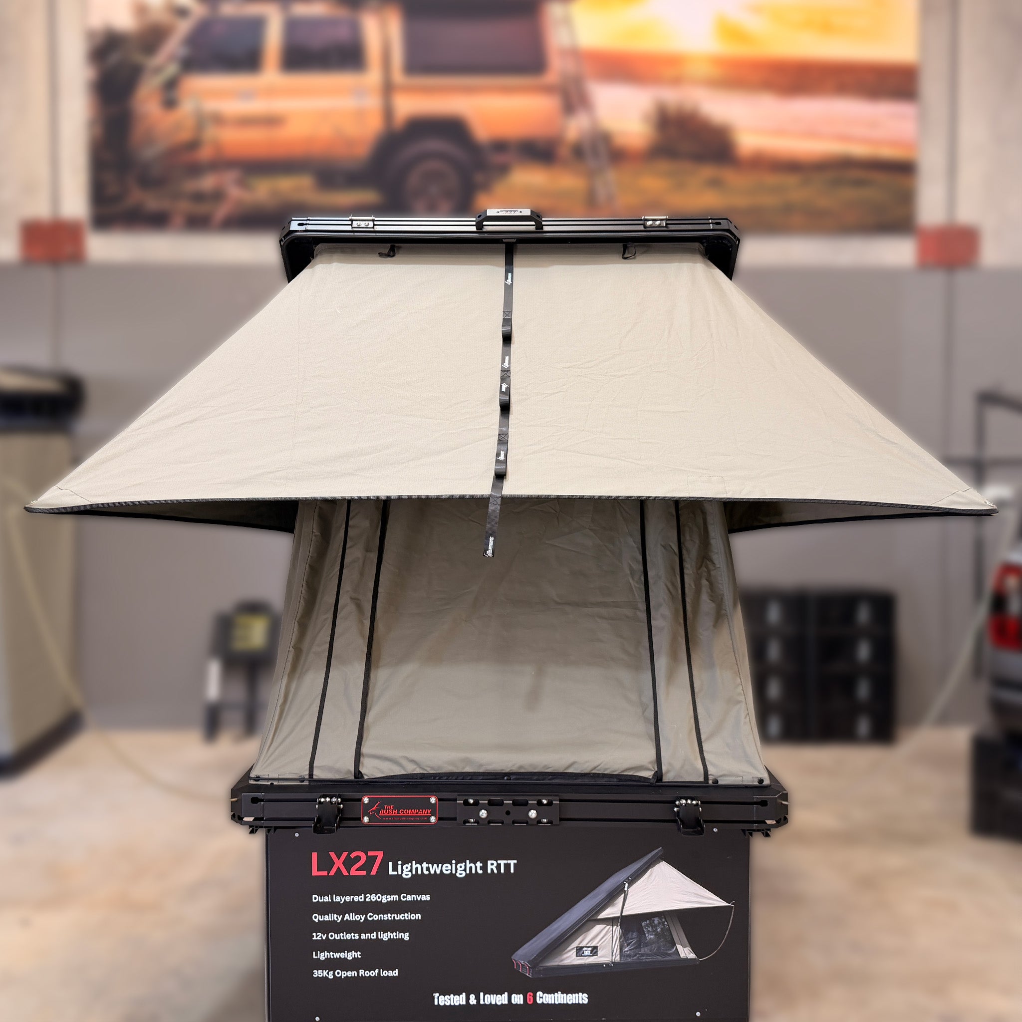 LX27 Gen 2 Lightweight Rooftop Tent – Aluminium 4WD Tent | Bush