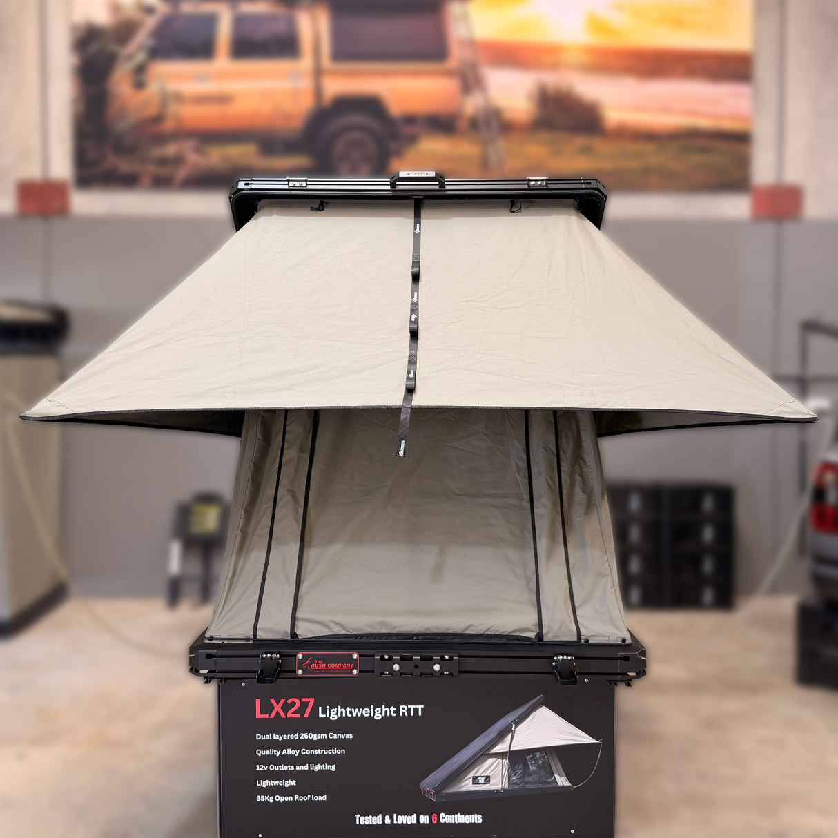 LX27 Gen 2 Lightweight Rooftop Tent – Aluminium 4WD Tent