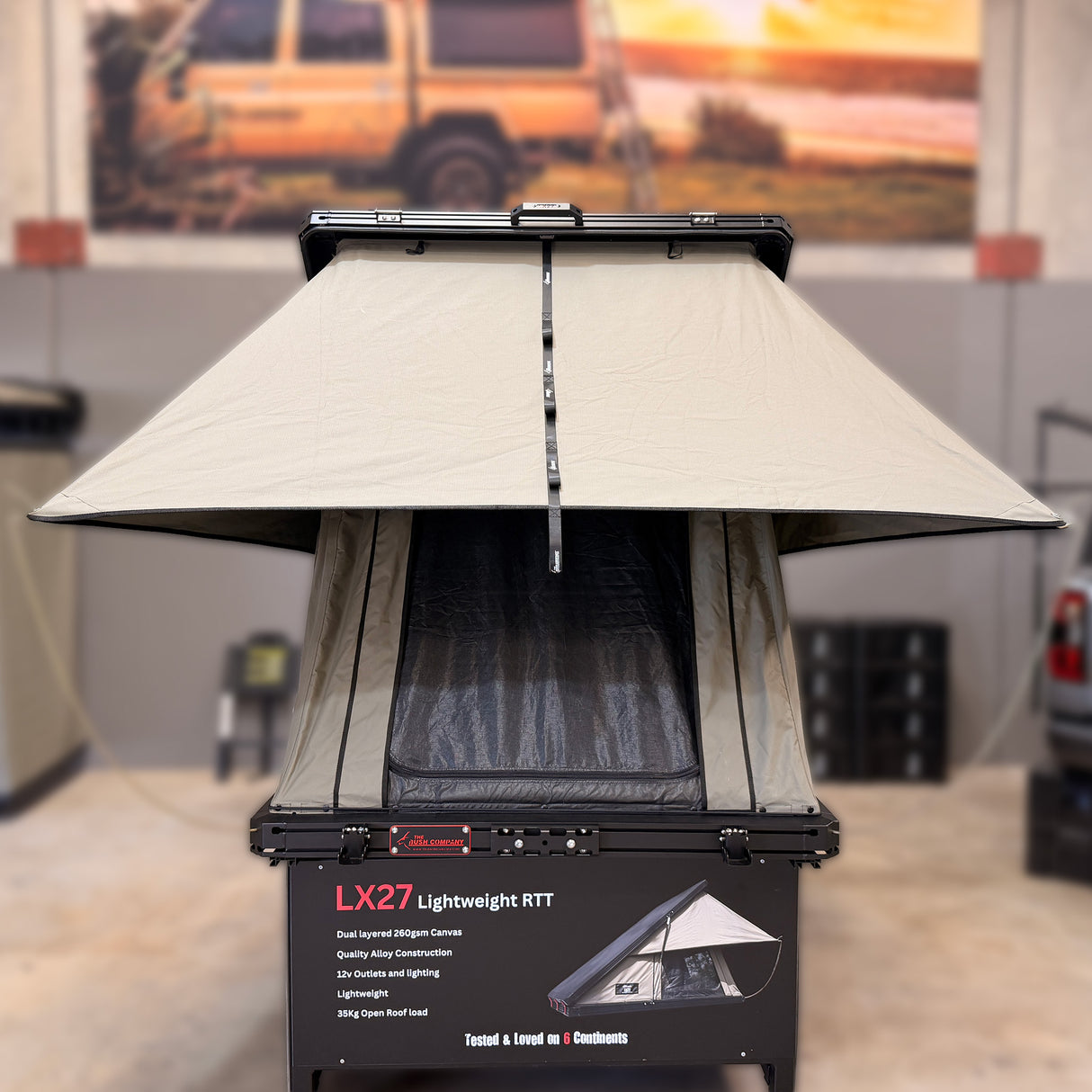 LX27 Gen 2 Lightweight Rooftop Tent – Aluminium 4WD Tent