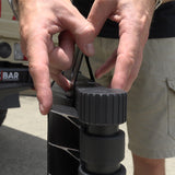 Deluxe Telescopic Ladder - Wide, Angled Steps - The Bush Company