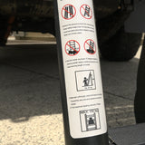 Compact Telescopic Ladder - Angled Steps - The Bush Company