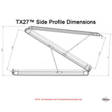 TX27 Hardshell Rooftop Tent - The Bush Company