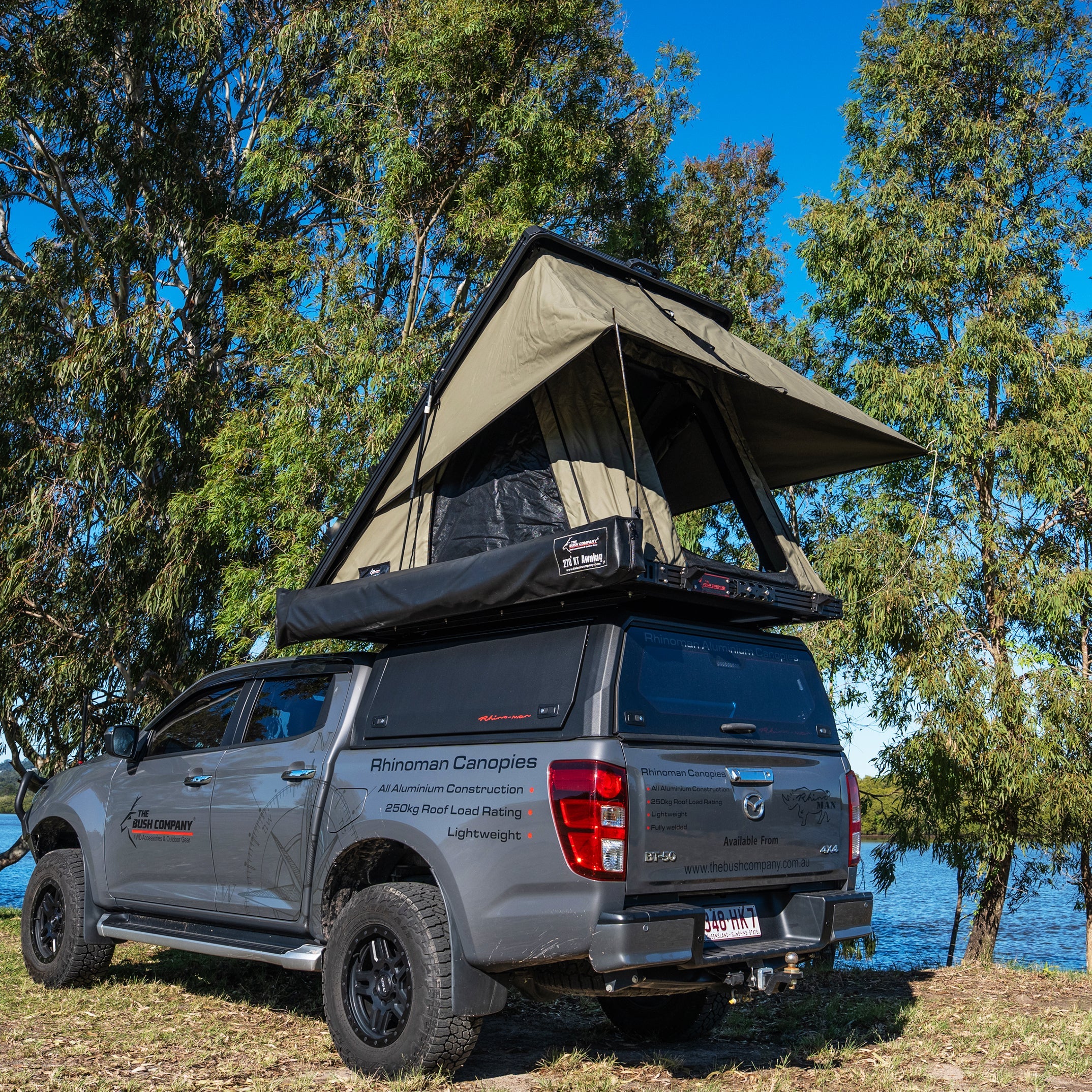 LX27 Lightweight Rooftop Tent – Aluminium 4WD Tent | Bush Company