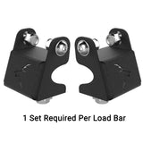 Pair of High Foot Mounts with stainless steel bolts, supplied with each load bar