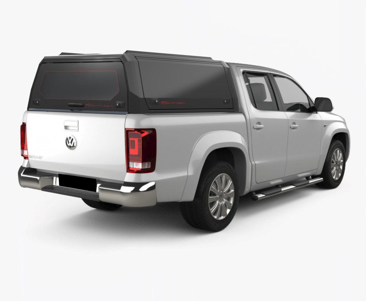 VW Amarok Double Cab 2010–22 Xpedition CapRax Canopy fitted on vehicle
