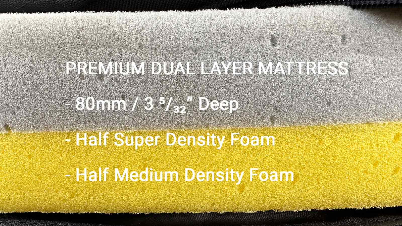TX27 MAX Mattress and Cover | Dual-Layer Foam | Bush Company AU