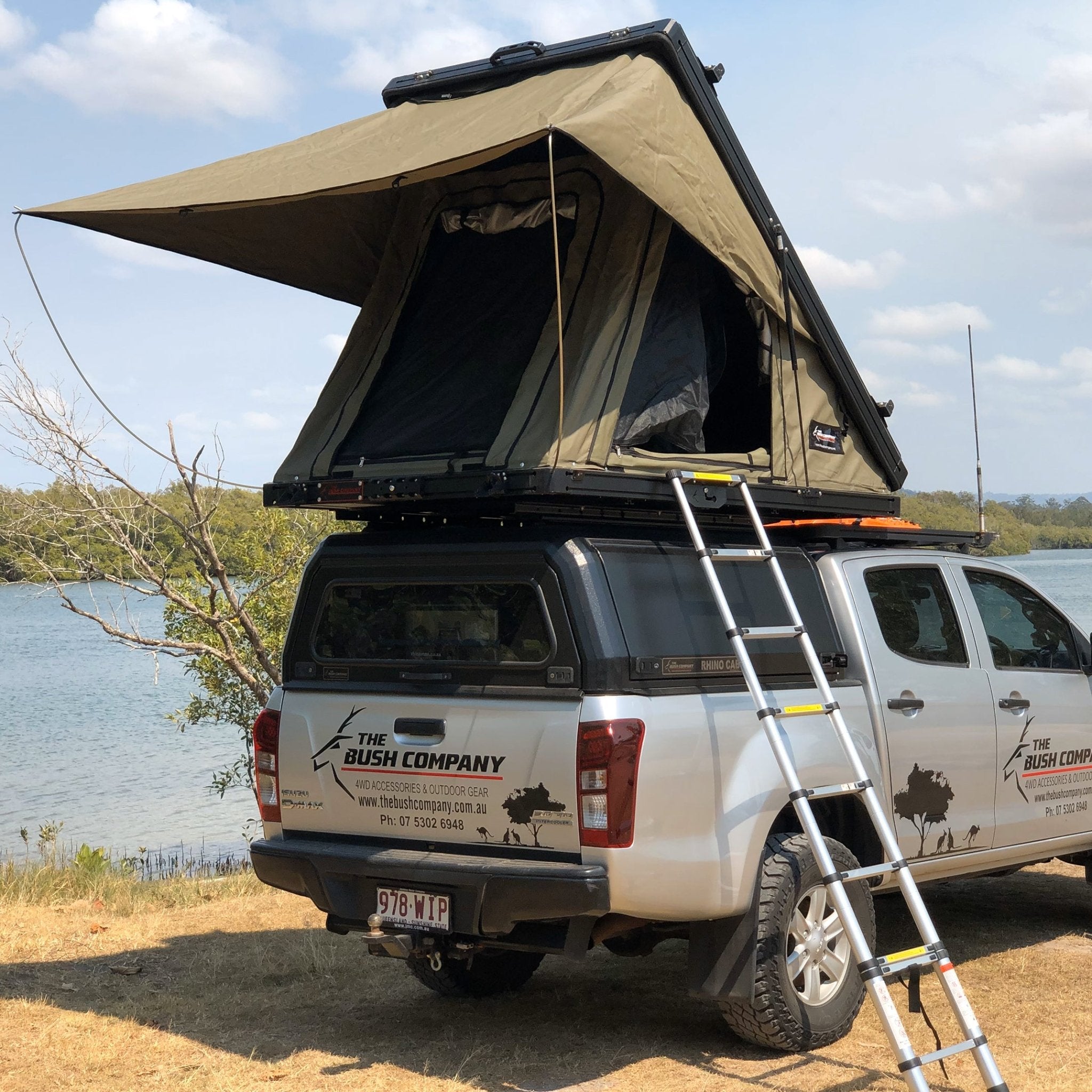 AX27 Clamshell Rooftop Tent | Heavy-Duty Hard Shell RTT Australia