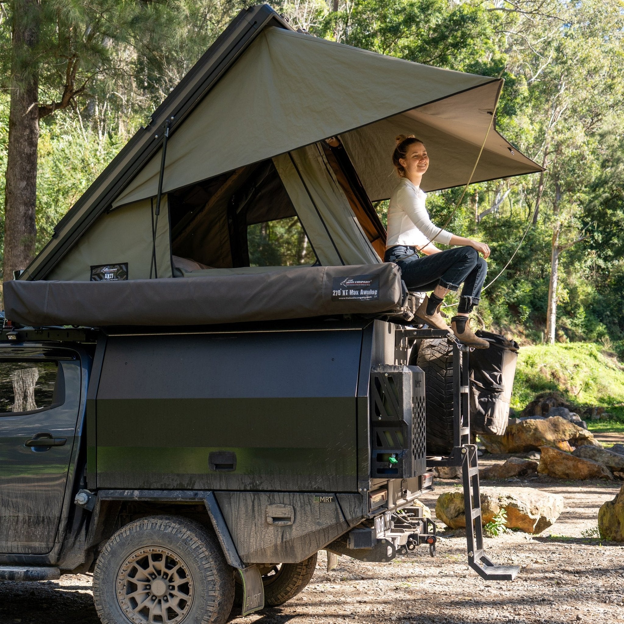 AX27 Clamshell Rooftop Tent | Heavy-Duty Hard Shell RTT Australia