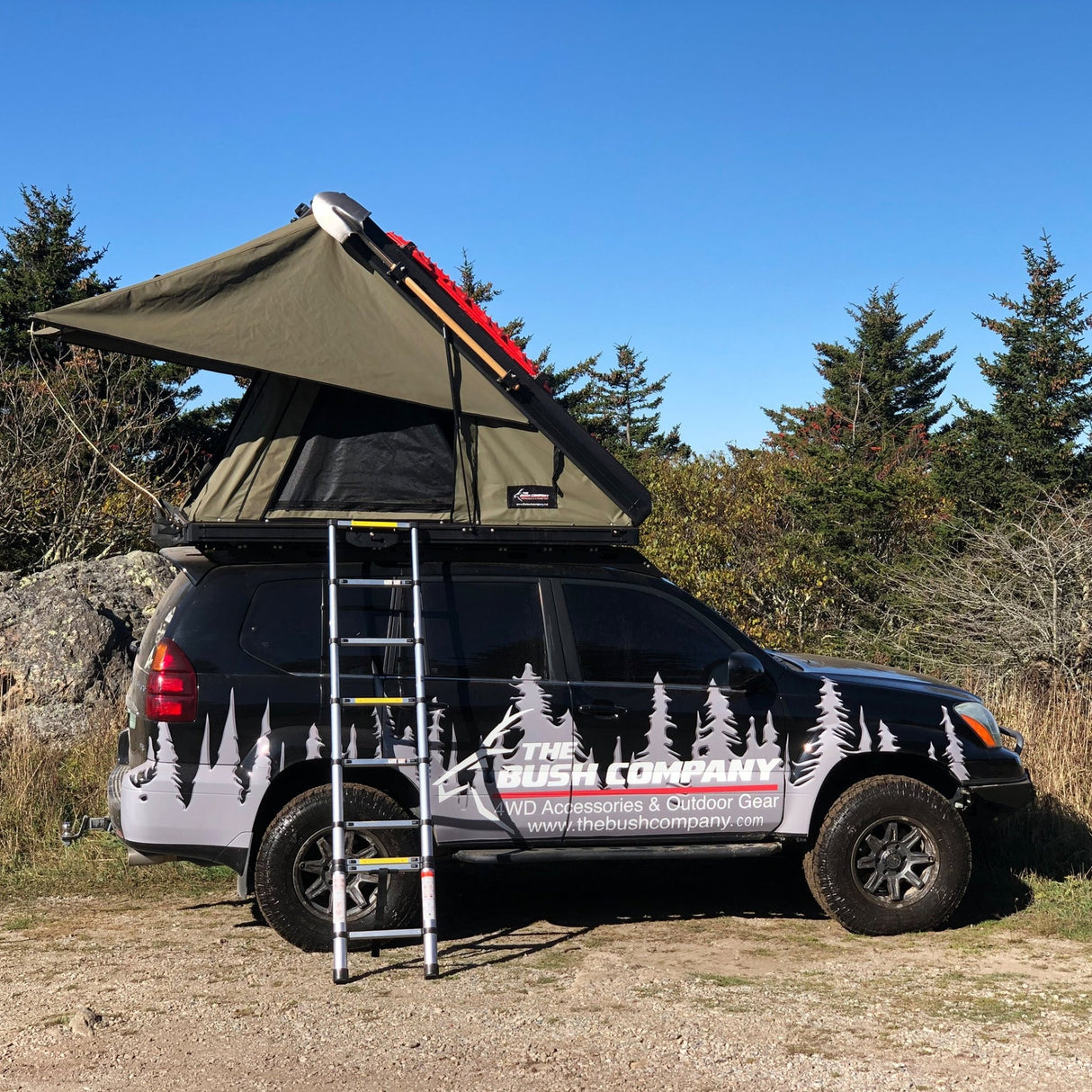 AX27 Clamshell Rooftop Tent - The Bush Company