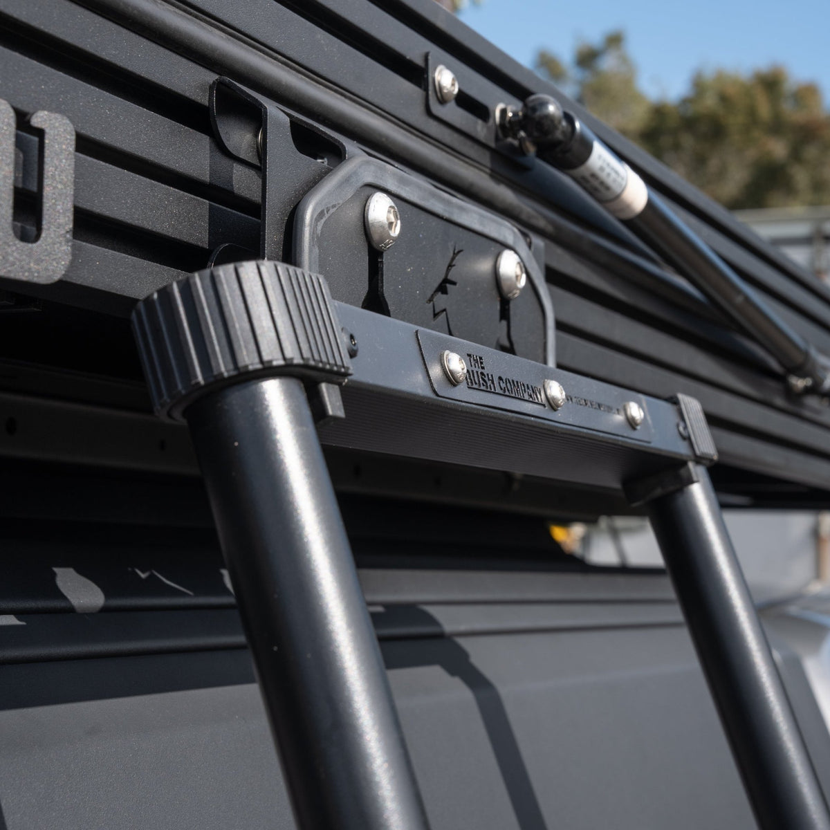 Compact Ladder Rack Compact Telescopic Ladder | Lightweight 4WD Tent Access | 150Kg Rated ...