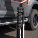 Compact Telescopic Ladder - Angled Steps - The Bush Company