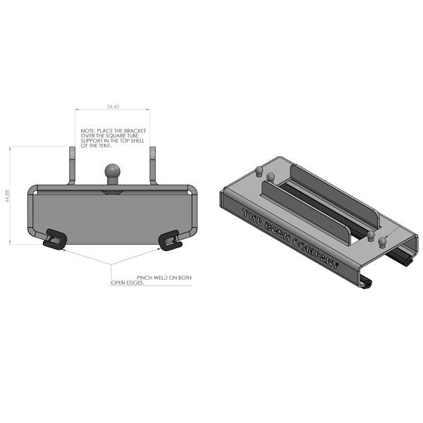 Sirocco 12V Fan Bracket - The Bush Company
