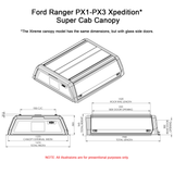 Ford Ranger PX Super Cab Xpedition CapRax Canopy by Rhinoman - The Bush Company