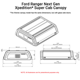 Ford Ranger Next Gen Super Cab Xpedition CapRax Canopy by Rhinoman - The Bush Company