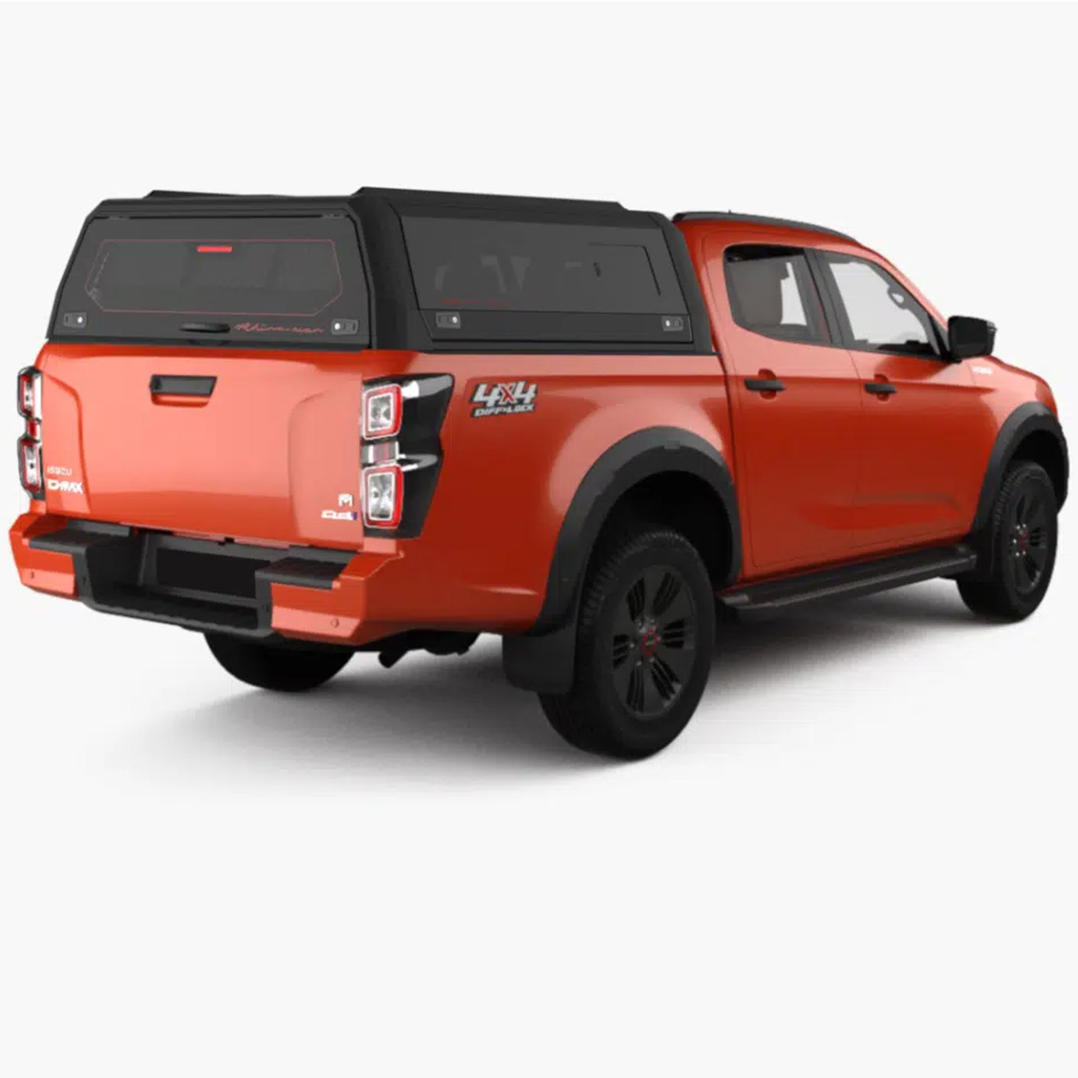 isuzu d max dachzelt Isuzu D-Max 2021+ Xtreme CapRax Canopy | Glass Doors