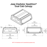Jeep Gladiator Xpedition CapRax Canopy by Rhinoman - The Bush Company