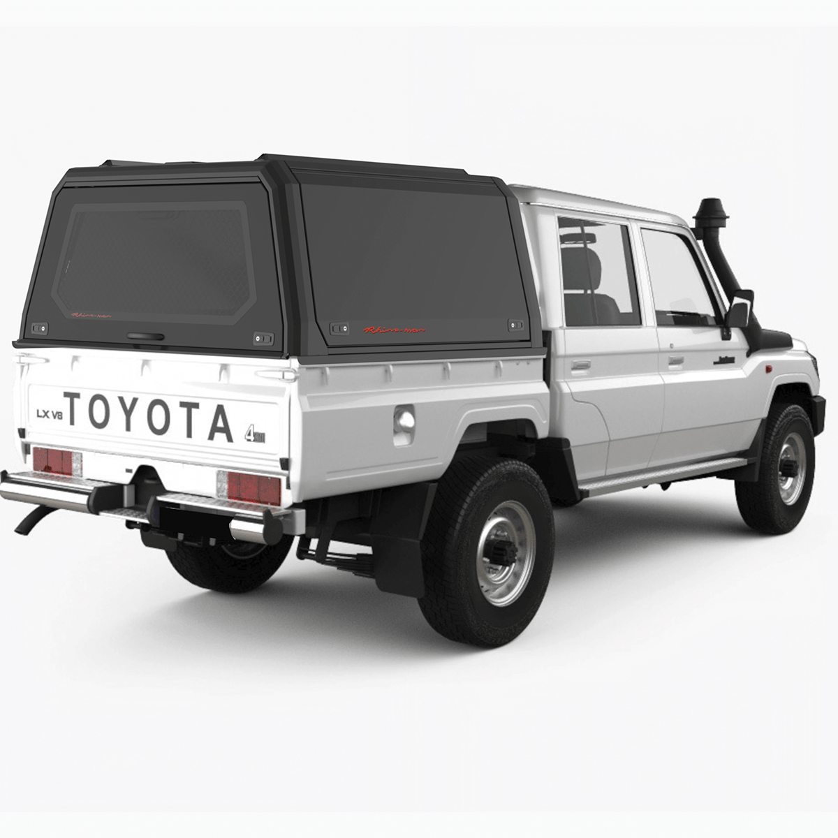 LandCruiser 70 Series Dual Cab | Xpedition CapRax Aluminium Canopy