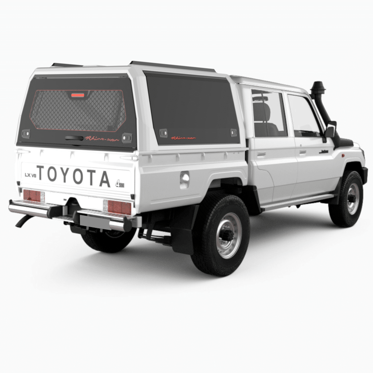 Landcruiser 70 Series Dual Cab Xpedition Caprax Canopy by Rhinoman - The Bush Company