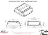 Nissan Navara NP300 2021+ Dual Cab Xtreme CapRax Canopy by Rhinoman - The Bush Company