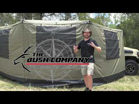 Wall Kit for 180 XT MAX Awning | Canvas Privacy Panels – Bush