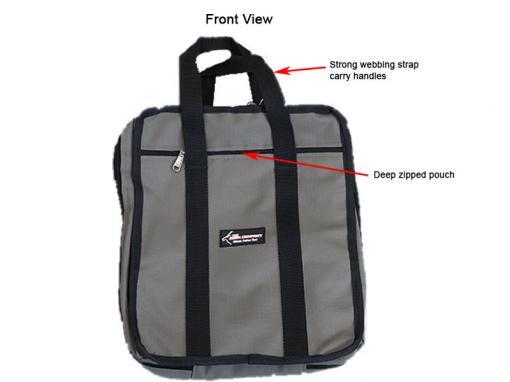 Deluxe Toiletry Travel Bag - Front View Closed