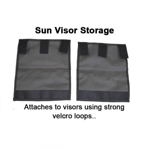 Sun Visors Pair open attachments