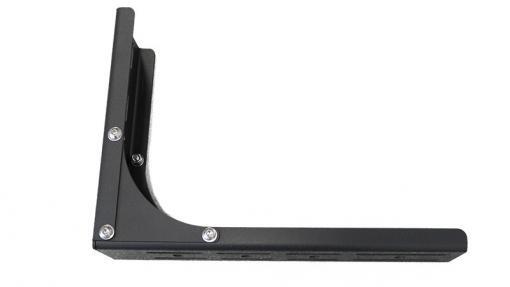 Heavy Duty L Bracket Wide - assembled side view