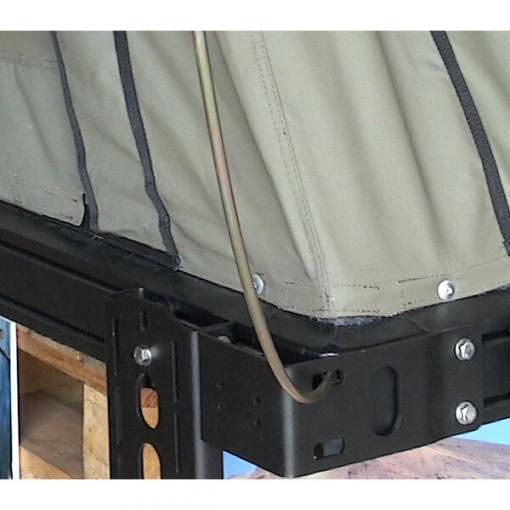 ALPHA Tent Awning Bracket Installed