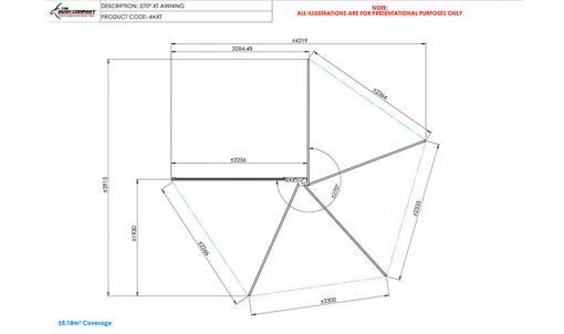 270 XT Awning Coverage