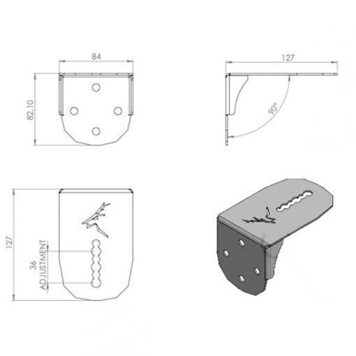 Light Bar Bracket Dimensions