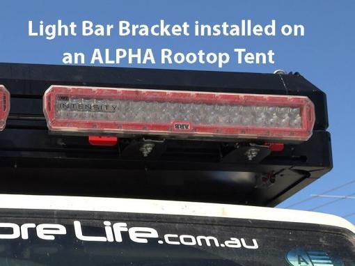 Light Bar on an ALPHA Rooftop Tent