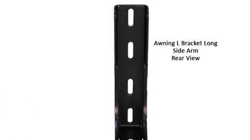 Awning Heavy Duty L Bracket - Long - awning edge rear view